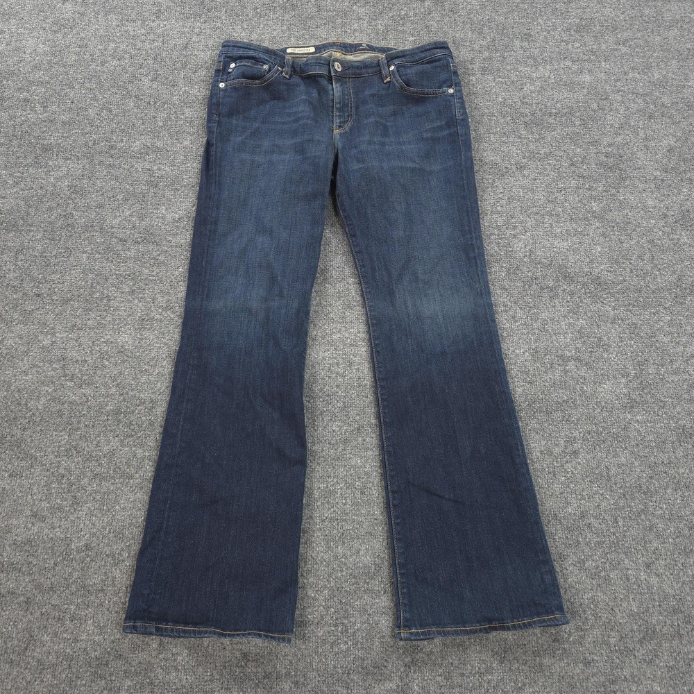 AG‎ Adriano Goldschmied Jeans Womens 32R Blue The Angelina Bootcut Stretch Denim